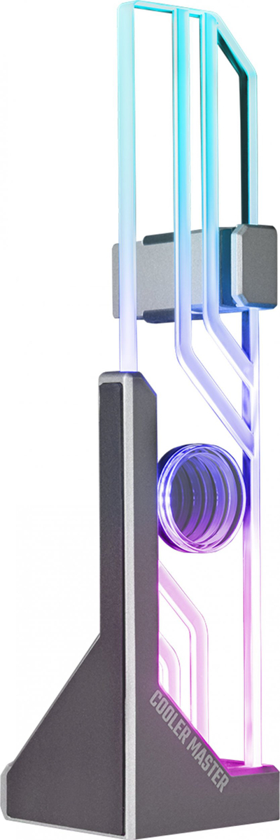 Држач за графичка картичка Cooler Master Atlas ARGB, калено стакло, ARGB осветлување, сив