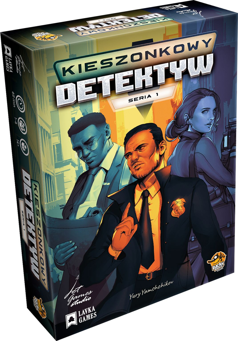 Loja tavoline Lucky Duck Pocket Detective, 3 raste, kooperative, shumëngjyrëshe