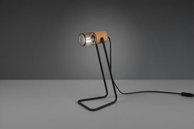 Ламба за маса Netlighting Tosh Vintage, E14, 15W, црна мат
