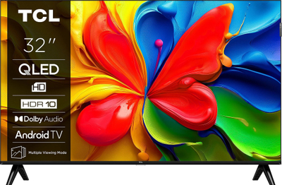 TV TCL QLED S4K, 32\", Google TV, HDR10, i zi
