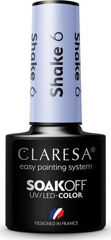 Llak hibrid për thonj Claresa Soak Off UV / LED, nr. 6, 5 ml