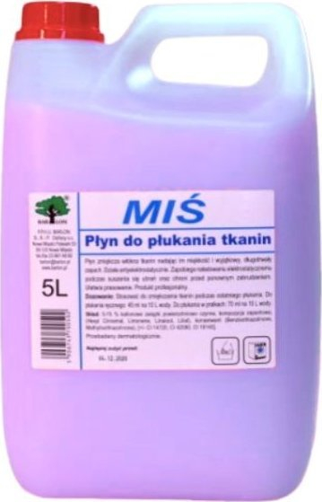 Zbutës rrobash Barlon Miś, me erë vjollce, 5L, lejla