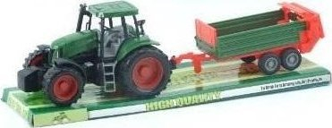 Lodër traktor Pegaz Toys Small Manure Spreader, maket ferme, shumëngjyrësh