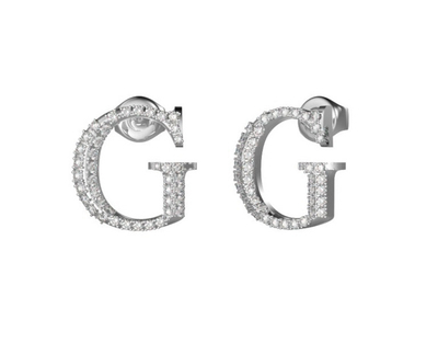 Vathë për femra GUESS Crystal Harmony JUBE02220JWRH, të argjendtë/transparent