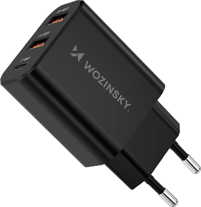 Karikues rryme Wozinsky CWC-UCB, 30W, USB-C 2 x USB-A, i zi