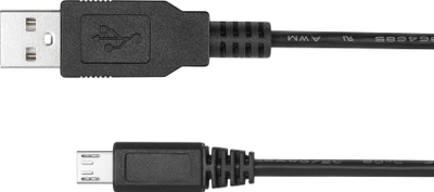 Kabllo USB Kruger&amp;Matz KM0359, USB A në microUSB, 1 m, e zezë