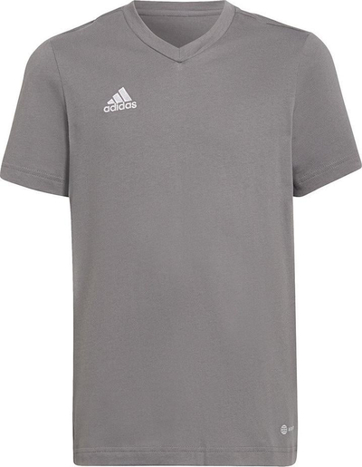 Bluzë sportive për fëmijë adidas Entrada 22 Jr HC0444, pambuk, teknologji Aeroready, gri