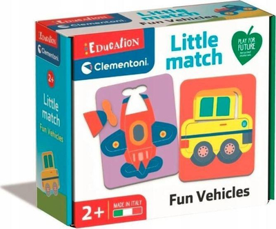 Loja puzzle Clementoni Matching Game Funny Vehicles, mjetet, për kalamaj