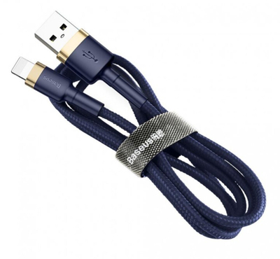 Kabllo BASEUS Cafule USB-A - Lightning, 2.4A, 1m, ari / kaltër