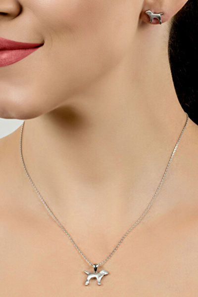 Set stoli Brilio Silver SET210W - vathë + varëse