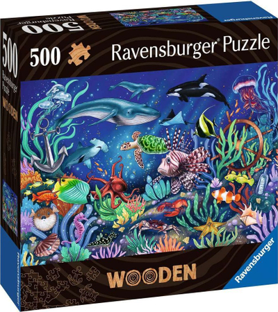 Puzzle druri Ravensburger Under the Sea, 505 copa, shumëngjyrëshe