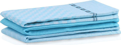Peceta kuzhine DecoKing Louie, set me 3 copë, 50 x 70 cm, ngjyrë turquoise