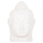 Skulpturë dekorative XXL Buddha Head HM4385.02, 90x90x100 cm, gips, e bardhë