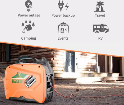 Gjenerator inverter Kepism K2000, 2kW, 230V, porta USB