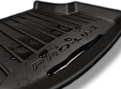 Tapeta dyshemeje FROGUM ProLine 3D407183, set 4 copë, VW Touran I, të zeza