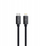 Kabllo Maxlife MXUC-12 USB-C në Lightning, 2 m, 27W, e zezë