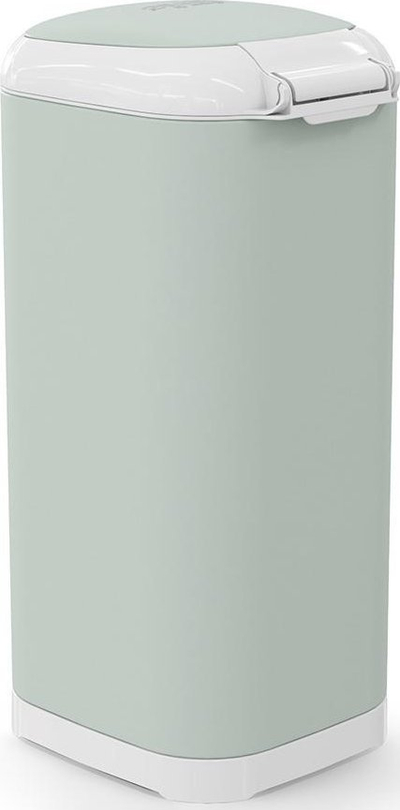 Koshi për pelena Diaper Genie Select Odor Lock, çelik inoksi, kapacitet i madh, jeshil