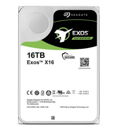 Hard Disk Seagate Exos X16, 16TB, 3.5", Serial ATA III, 7200rpm