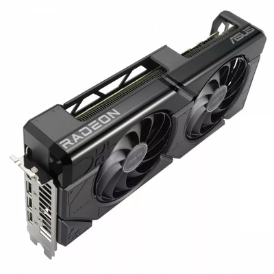 Kartë grafike Asus Dual RX 7700 XT OC, 12GB GDDR6, PCI Express, ngjyrë e zezë