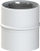 Adapter oxhaku Immergas Jeremias TWIN1820701080125, 80/125 mm, çelik inoksi, i bardhë