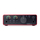 Ndërfaqe audio Focusrite Scarlett Solo 4th Gen, USB, për studio shtëpie, e kuqe
