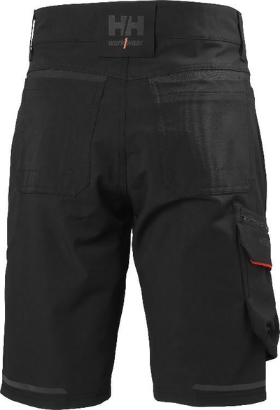 Pantallona të shkurtra pune Helly Hansen Kensington Service, material elastik 4-way, xhep në kofshë, të zeza