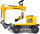 Gëmues lodër Lena Worxx Liebherr, 48 cm, shumëngjyrësh