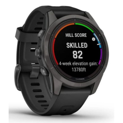 Ora smartwatch Garmin Fenix 7S Pro Sapphire Solar, 42mm, GPS, e zezë