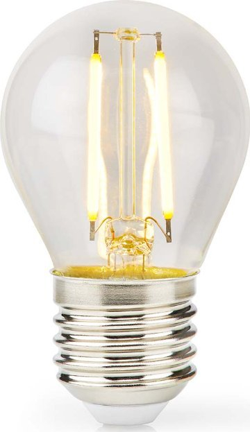 Llambë LED Nedis Retro G45, E27, 2W 250lm, 2700K, transparente