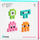 Сет за магнетно градење PIXIO Mini Monsters, 100 блокчиња, STEM игра, многу обоен