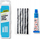 Set për ndreqje gomash tubeless Weldtite, 5 fije, solucion gome