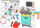 Set lodër doktori Leantoys Medical Trolley, me karrocë mjekësore, me EKG dhe X-ray, shumëngjyrësh