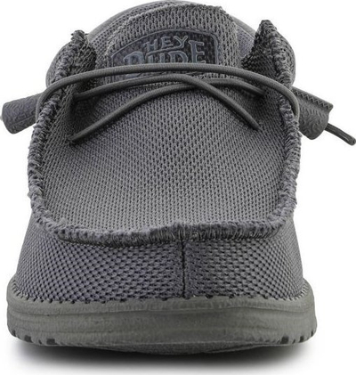 Mokasina për burra HeyDude Wally Funk Slipon, tekstil, slip-on, gri