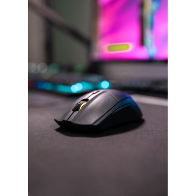 Maus gaming SteelSeries Rival 3 Gen 2 Wireless, 18.000 DPI, Bluetooth 2.4GHz, blu aqua