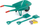 Сет за игри за во двор Klein Bosch Gardener KLE-2752, количка, пластични алатки, разновидни бои