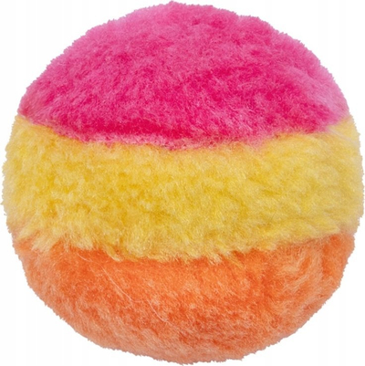 Lodër për mace Pet Nova Cat Plushball, top pelushi, shumëngjyrëshe