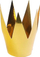Set kurora party Mini Golden Crown, 3 copë, diametër 5.5 cm, ngjyrë e artë