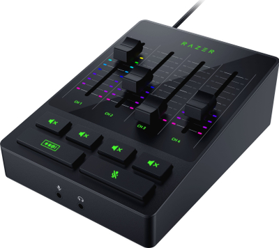 Mikser audio Razer Audio Mixer, 4 kanale, USB, i zi