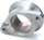 Adapter wastegate TurboWorks Tial, 38mm në 44mm V-Band, çelik inoks