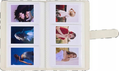 Album fotosh LoveInstant, 96 foto, për Fujifilm Instax Mini, dizajn lopë bardh e zi