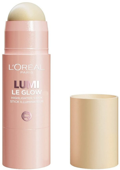 Хајлајтер во стик L'Oréal Paris Lumi Le Glow 635 Glowy Golden Couture, 6.5g, златна нијанса