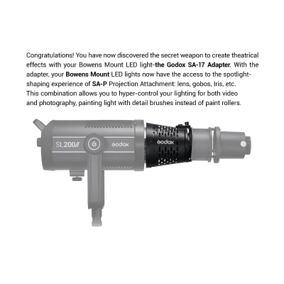 Godox SA-17 Projekcion LED Bowens