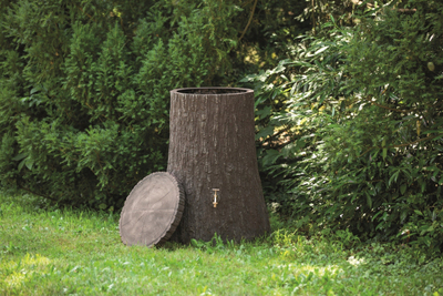 Depo uji shiu LITTLE TREE Stump, 250L, plastike rezistente, kafe e errët
