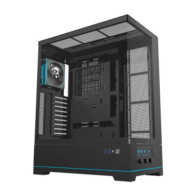Kuti kompjuteri Darkflash DY451L Pro, ATX, ventilator i përfshirë, e zezë