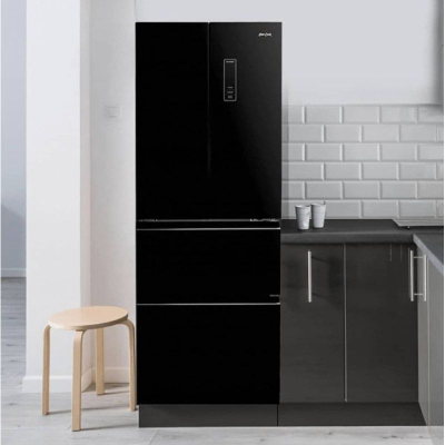 Frigorifer Sam Cook French Door, 351L, klasë energjie E, i zi