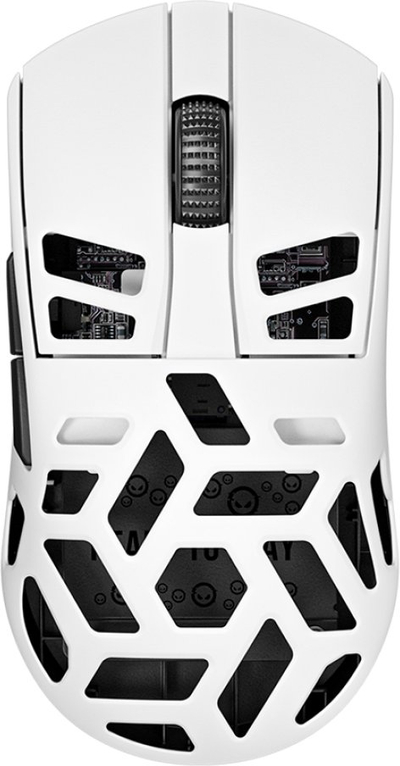 Maus lojrash Lorgar MSE90W, wireless, aliazh magnezi, i bardhë