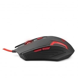 Mouse gaming Esperanza MX205 Fighter EGM205R, 2400 dpi, 6 butona, USB, i zi me të kuqe