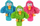 Lodër për qen COOCKOO Toy Bottle Squeaker, 27 cm, rozë