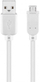 Kabllo Goobay 96194 USB 2.0, 3m, e bardhë