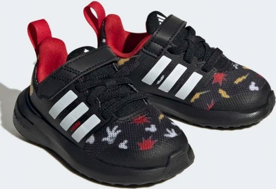 Këpucë për beba Adidas Disney Fortarun 2.0 Mickey Cloudfoam, me jastëk Cloudfoam, të zeza